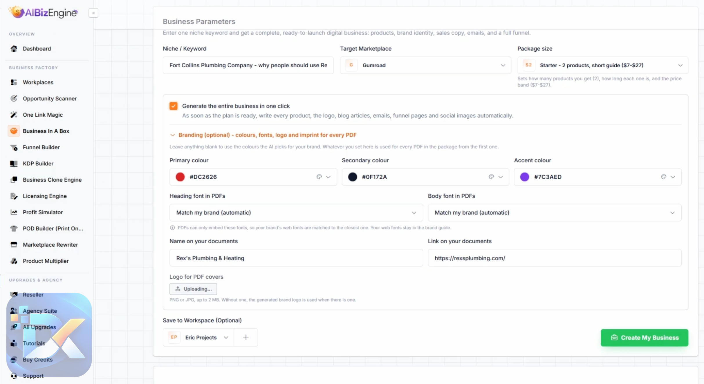 AIBizEngine Demo 