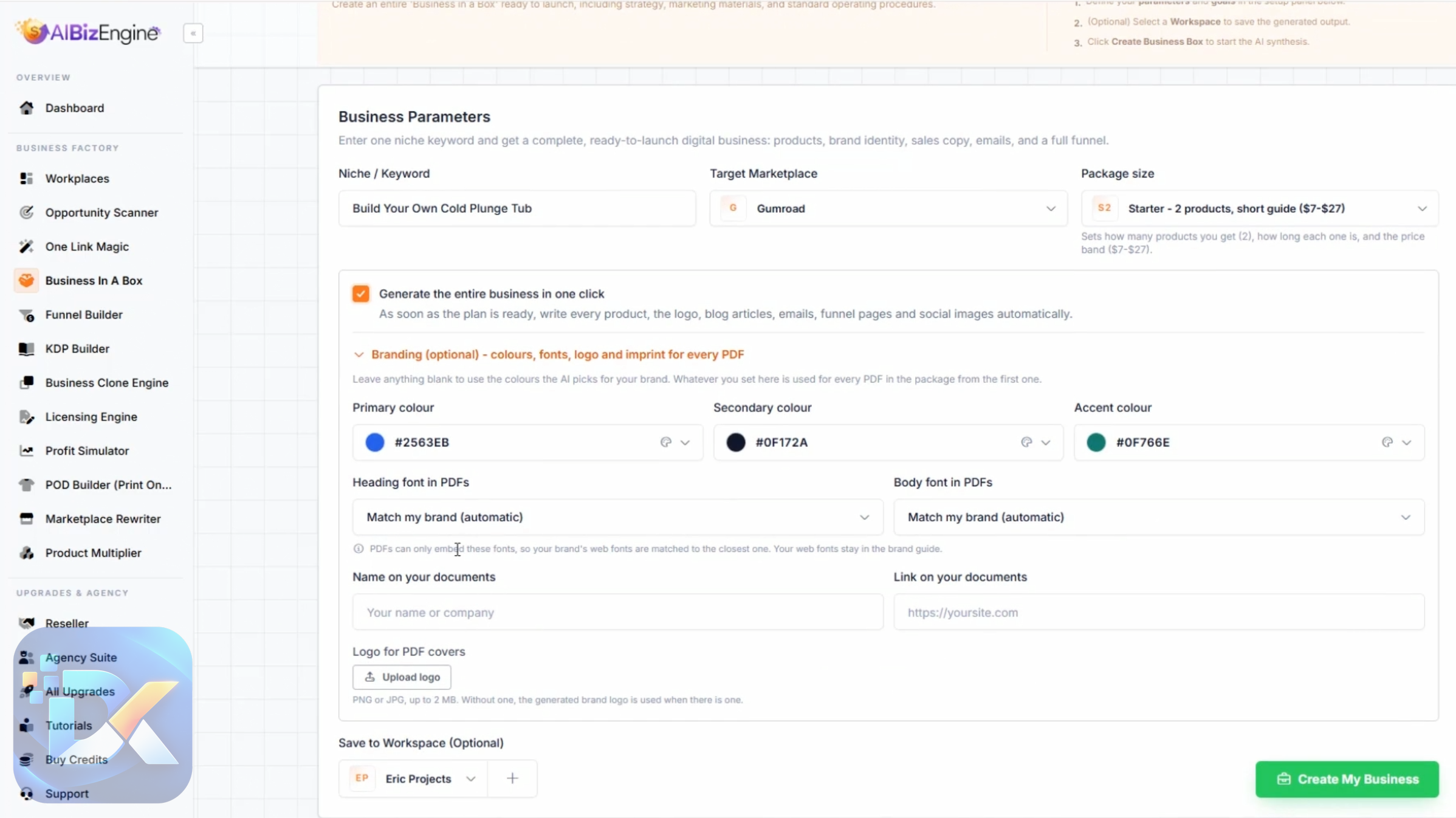 AIBizEngine Demo