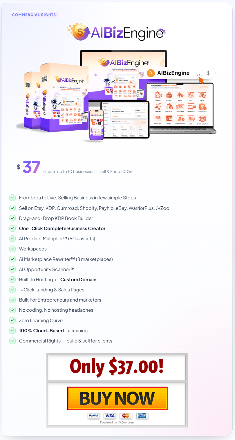 AiBizEngine Price