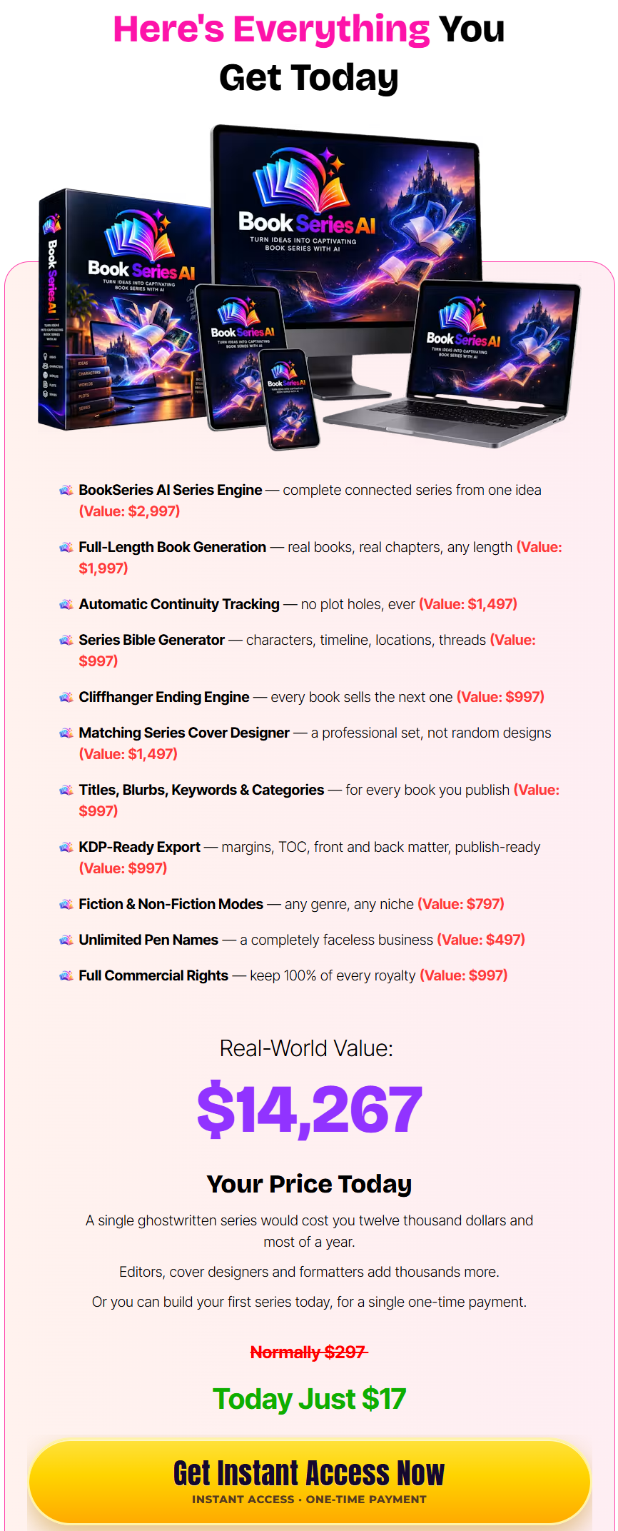 BookSeries AI Price