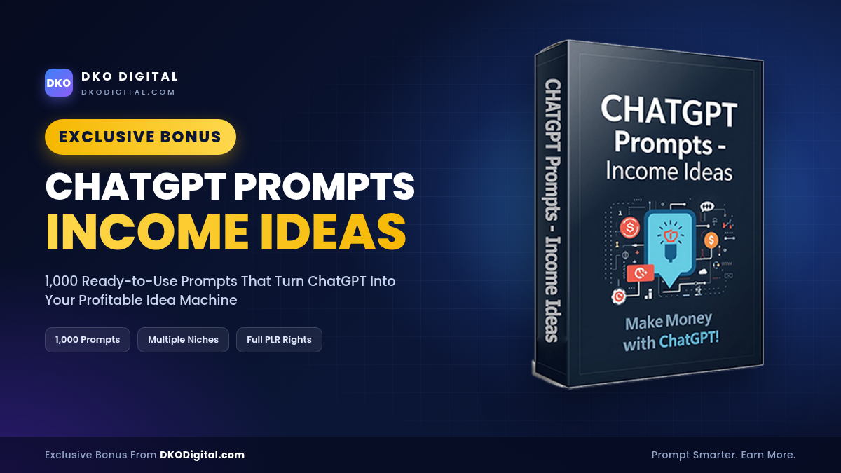 ChatGPT Prompts – Income Ideas