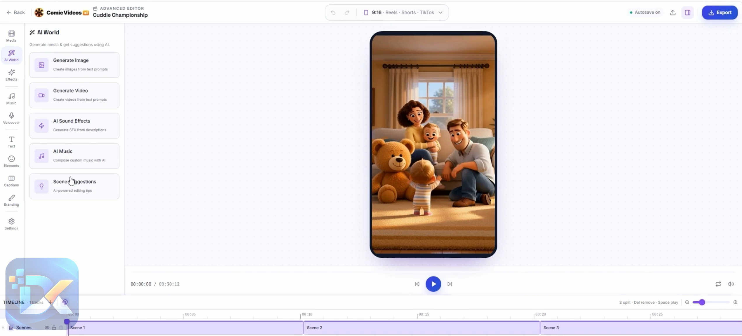 Comic Videos AI Demo
