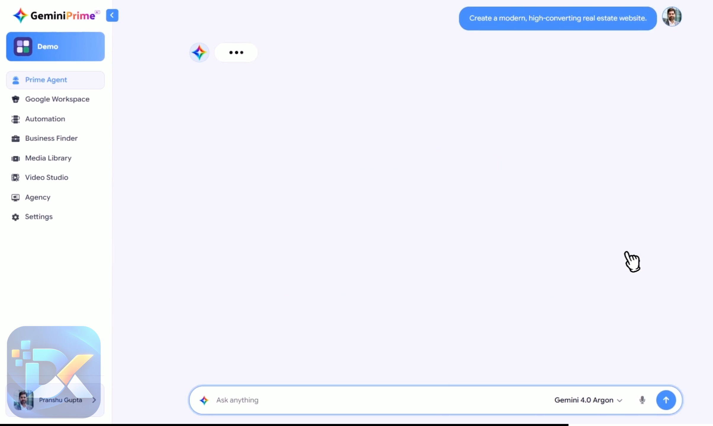 GeminiPrime AI Demo 