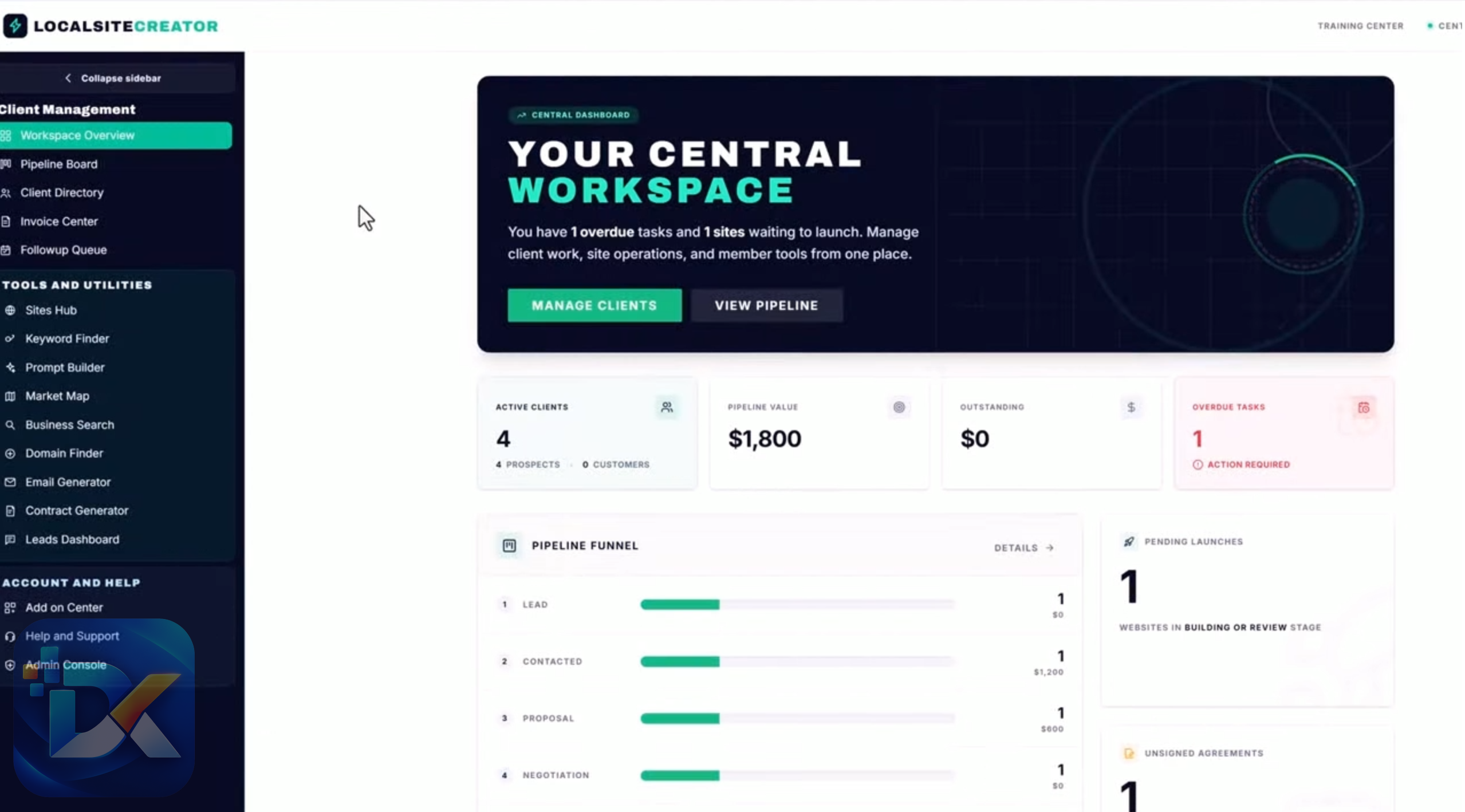 Local Site Creator Demo