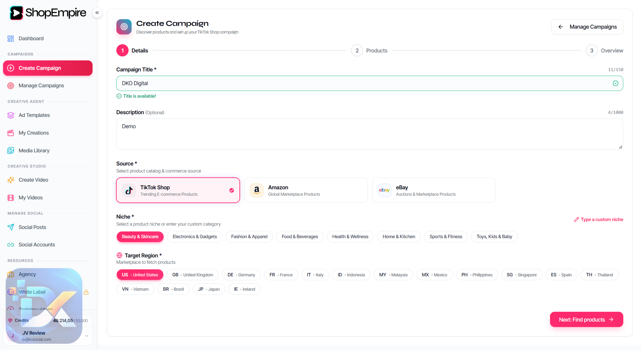 ShopEmpire Demo