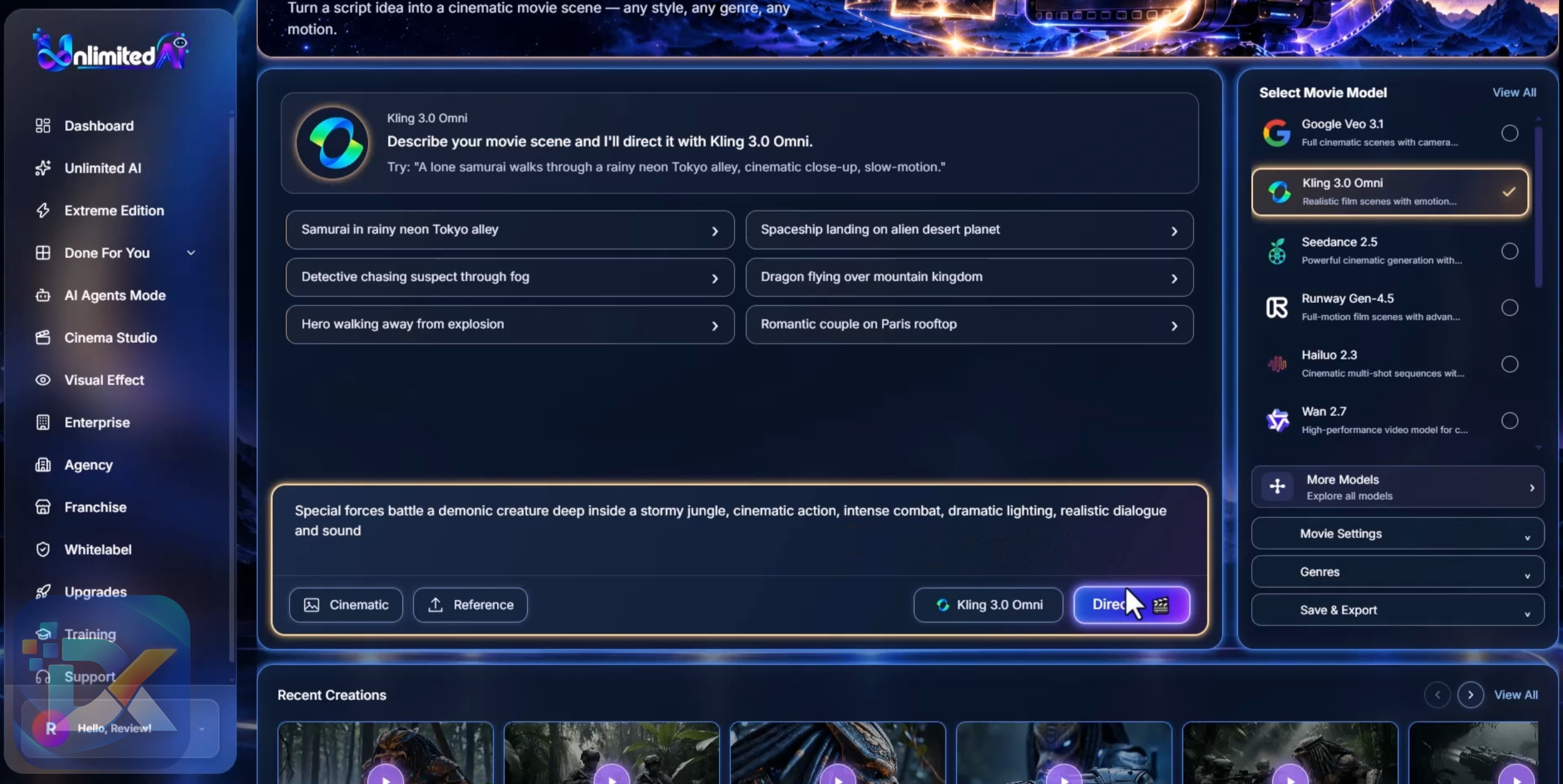 Unlimited AI Demo